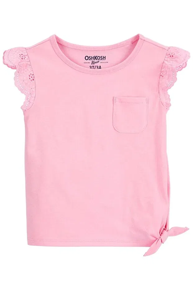 Детская футболка для девочек хлопковая Oshkosh, Pink