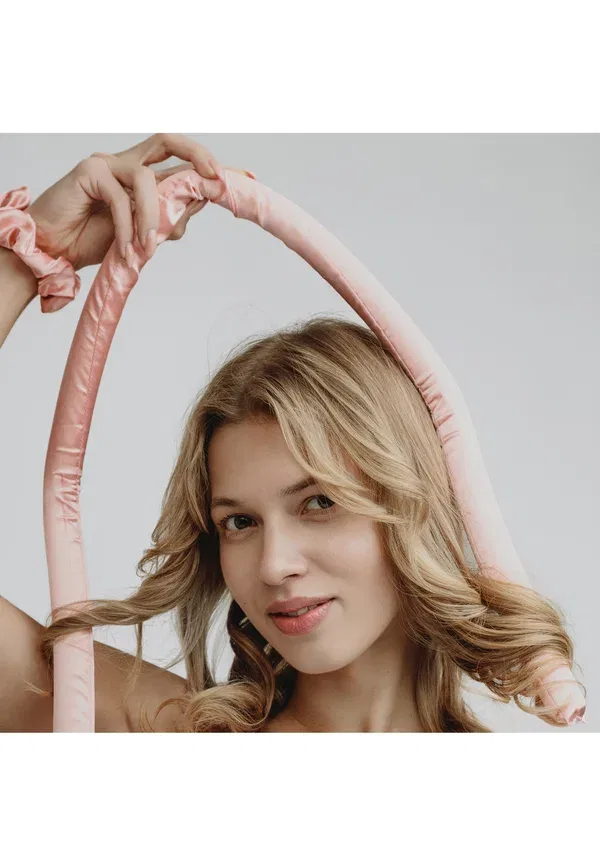 Набор бесшовных бигуди и роллеров Heatless Curler Set Zoe Ayla, Blush, цвет blush — фото 4
