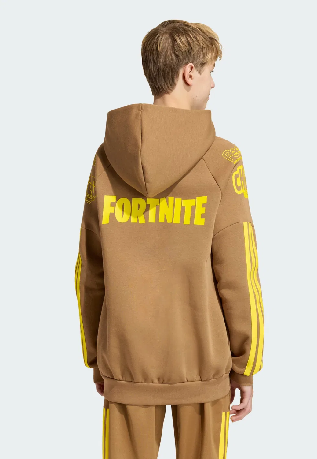 Спортивная толстовка Adidas Sportswear Adidas x Fortnite, коричнево-бежевый — фото 2