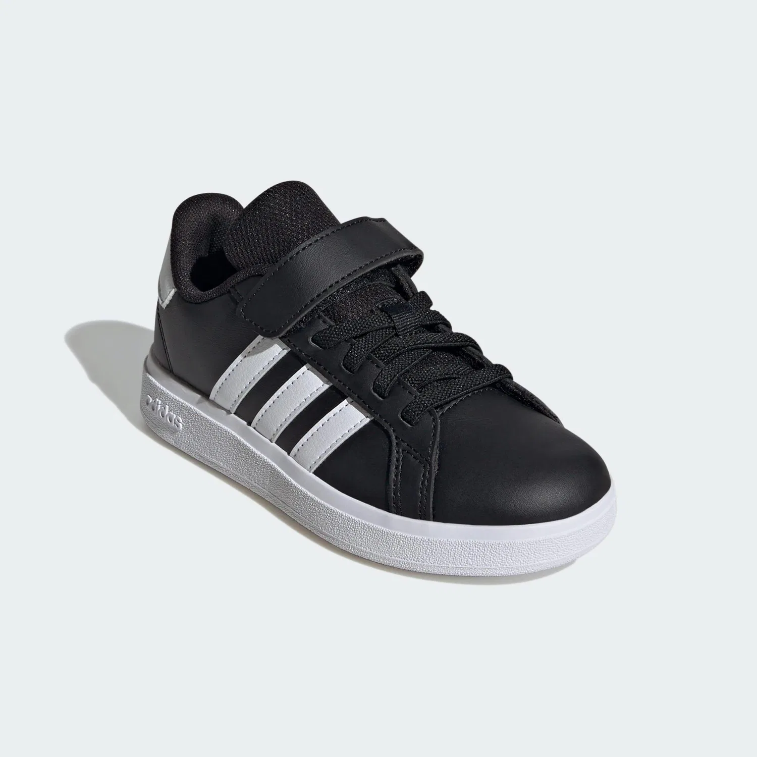 Детские кроссовки с ремешками Grand Court 2.0 Adidas, Schwarz Weiss — фото 4