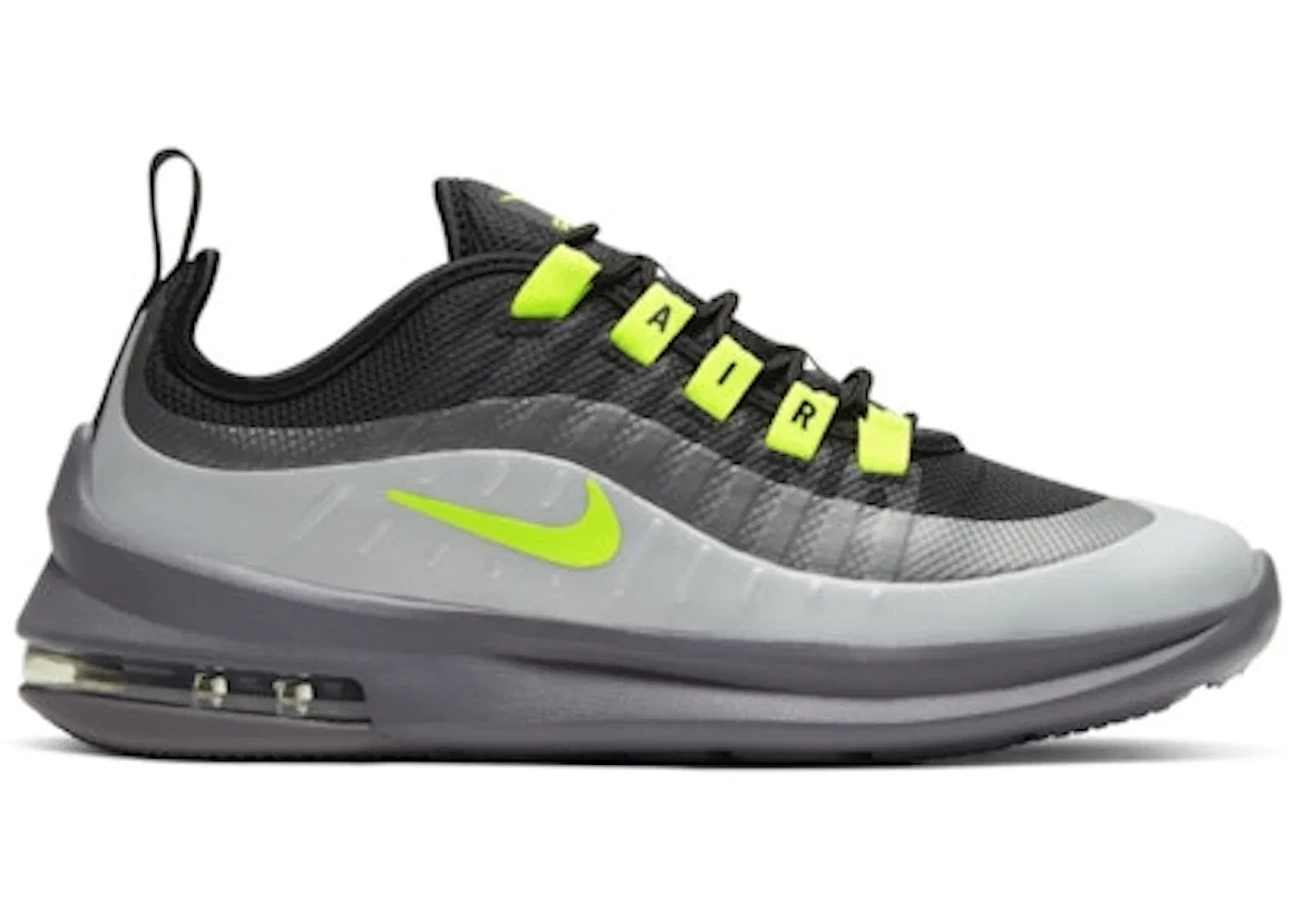 Детские кроссовки Lifestyle Nike Air Max Axis, Black/Gunsmoke/Volt/Volt