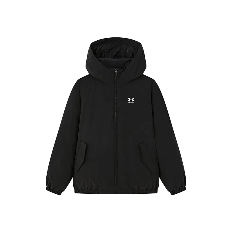 Детский утепленный пуховик с капюшоном Black Under Armour
