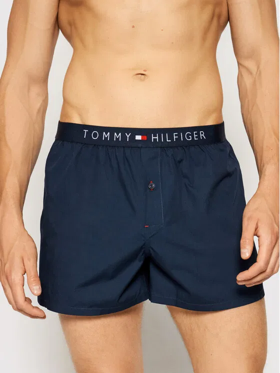 Боксеры Cotton Woven Boxer Icon Tommy Hilfiger, темно-синий