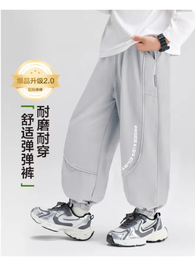 Штаны летние дышащие с защитой от комаров Zuoxi, светло-серый