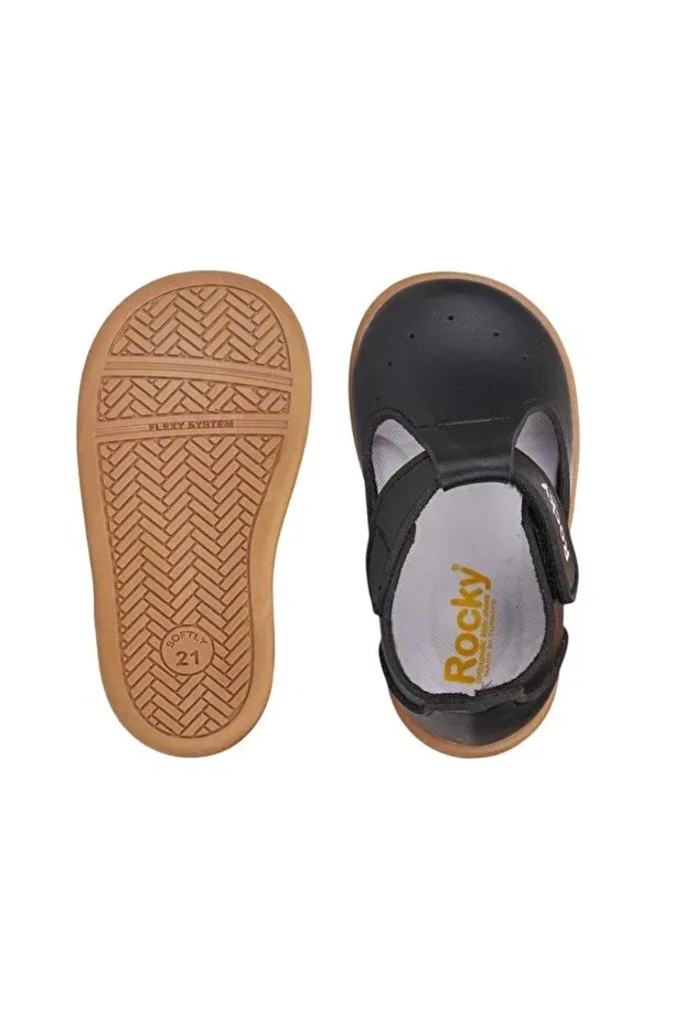 Детские кроссовки для мальчиков на плоской подошве Robin baby Rocky Sport, Black — фото 3