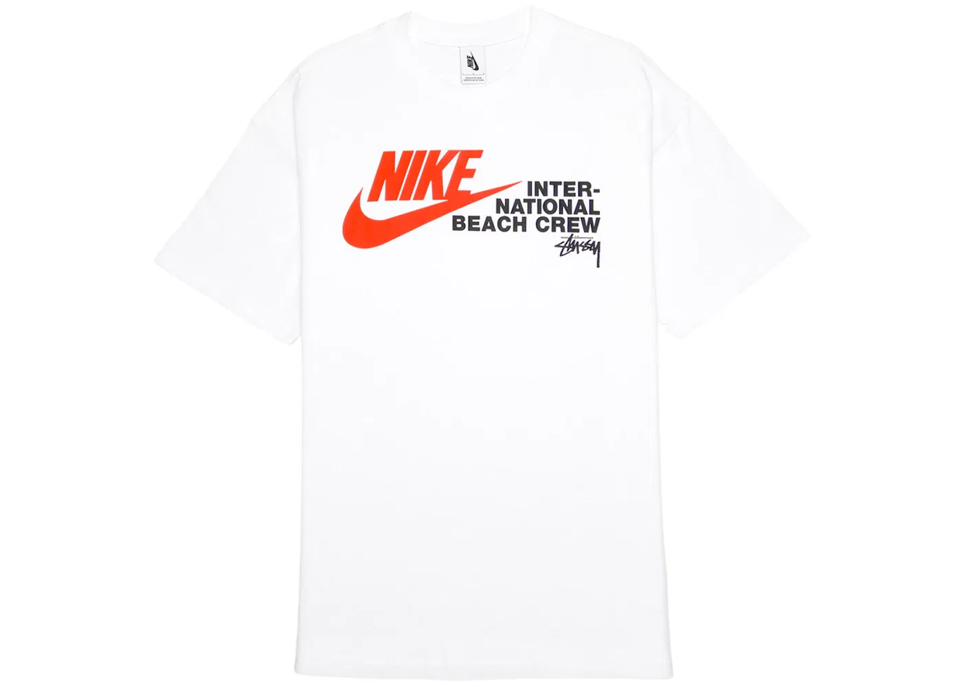 Мужская футболка с принтом International Beach Crew Nike, White