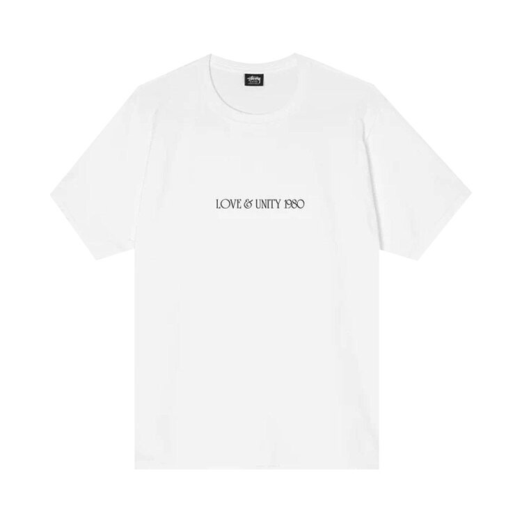 

Футболка Stussy Love & Unity Tee 'White', белый