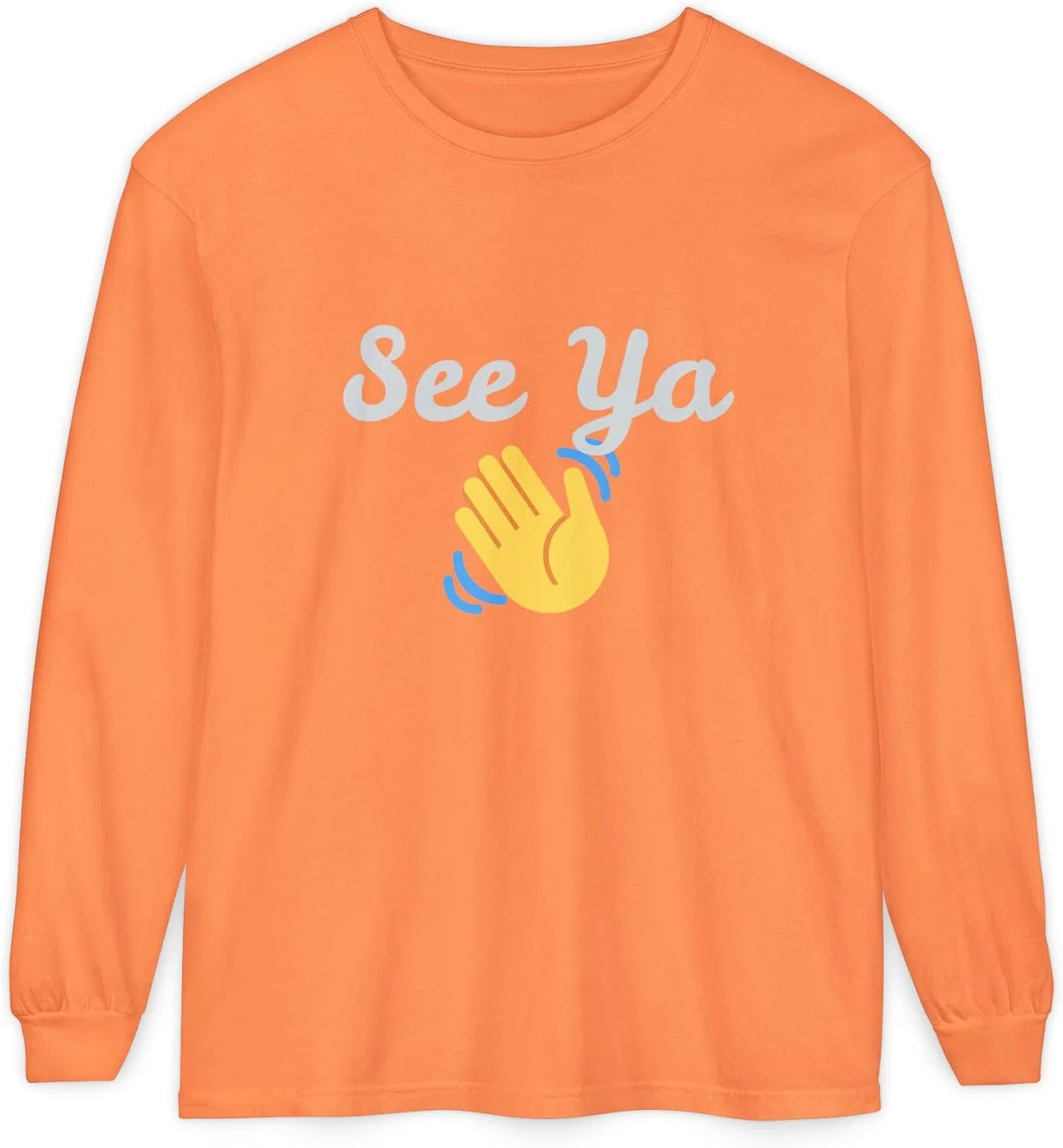 Мужская футболка с длинным рукавом See Ya Comfort Colors 6014, Melon