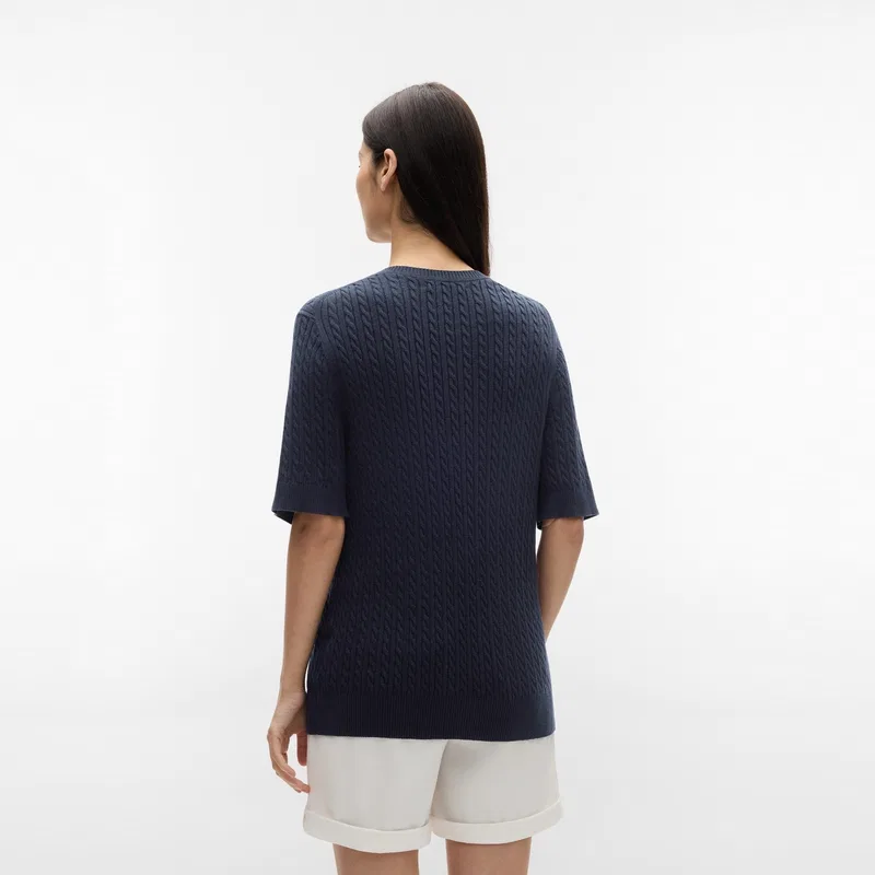 Женский свитер с длинным рукавом Tommy Hilfiger, Navy Blue FAP — фото 4