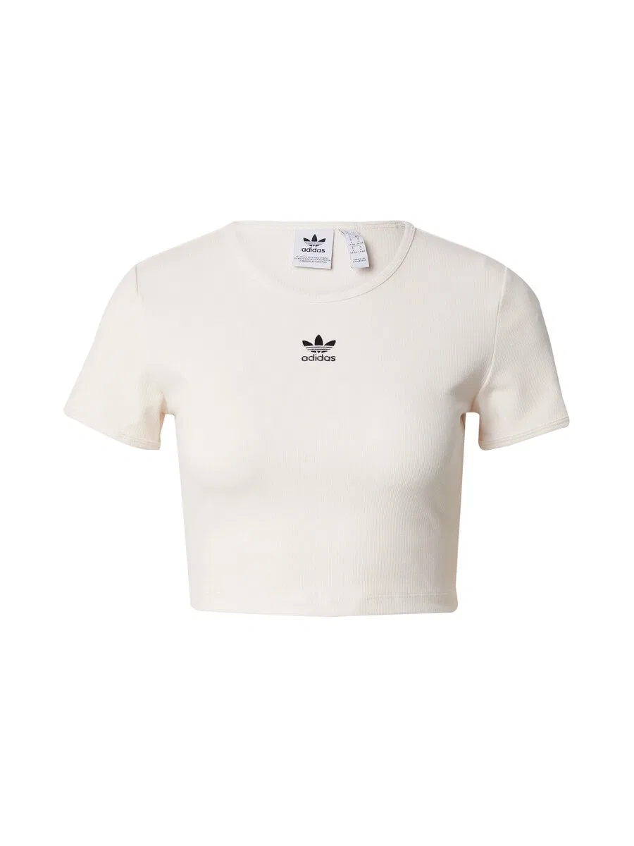 Футболка ADIDAS ORIGINALS 'Essentials' в натуральном белом цвете