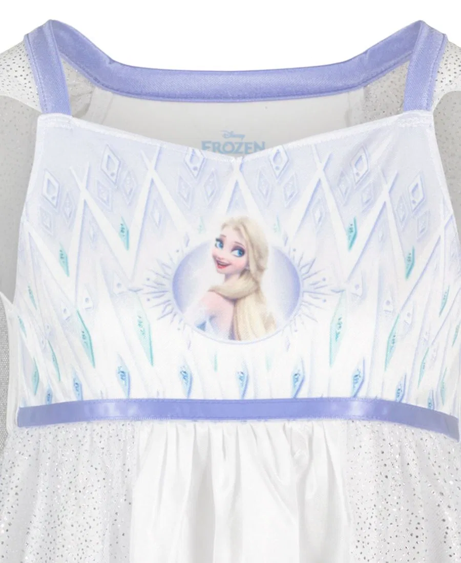 Ночная рубашка Elsa Glitter Fantasy Gown Frozen, White/Blue — фото 3