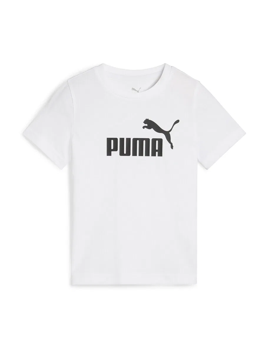 Футболка PUMA 'ESS No. 1' белого цвета
