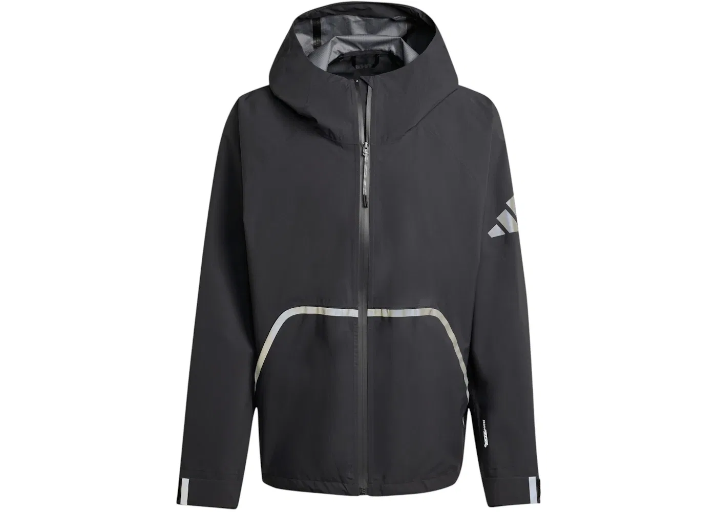 Мужская дождевая куртка с принтом Adidas, Black