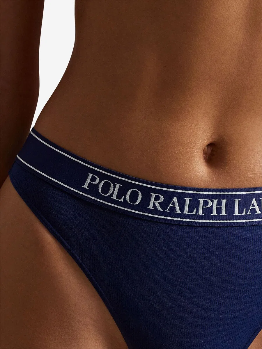 Трусики Polo Ralph Lauren 'Polo Essentials' темно-синего цвета — фото 3