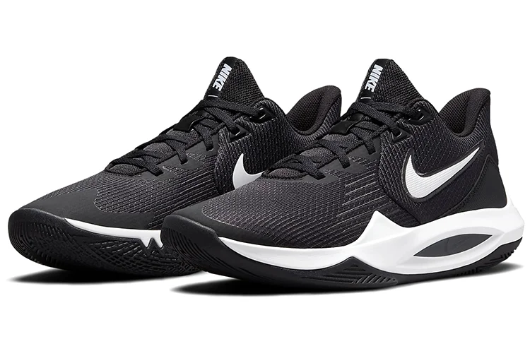 Кроссовки Nike Precision 5, черный/белый — фото 3