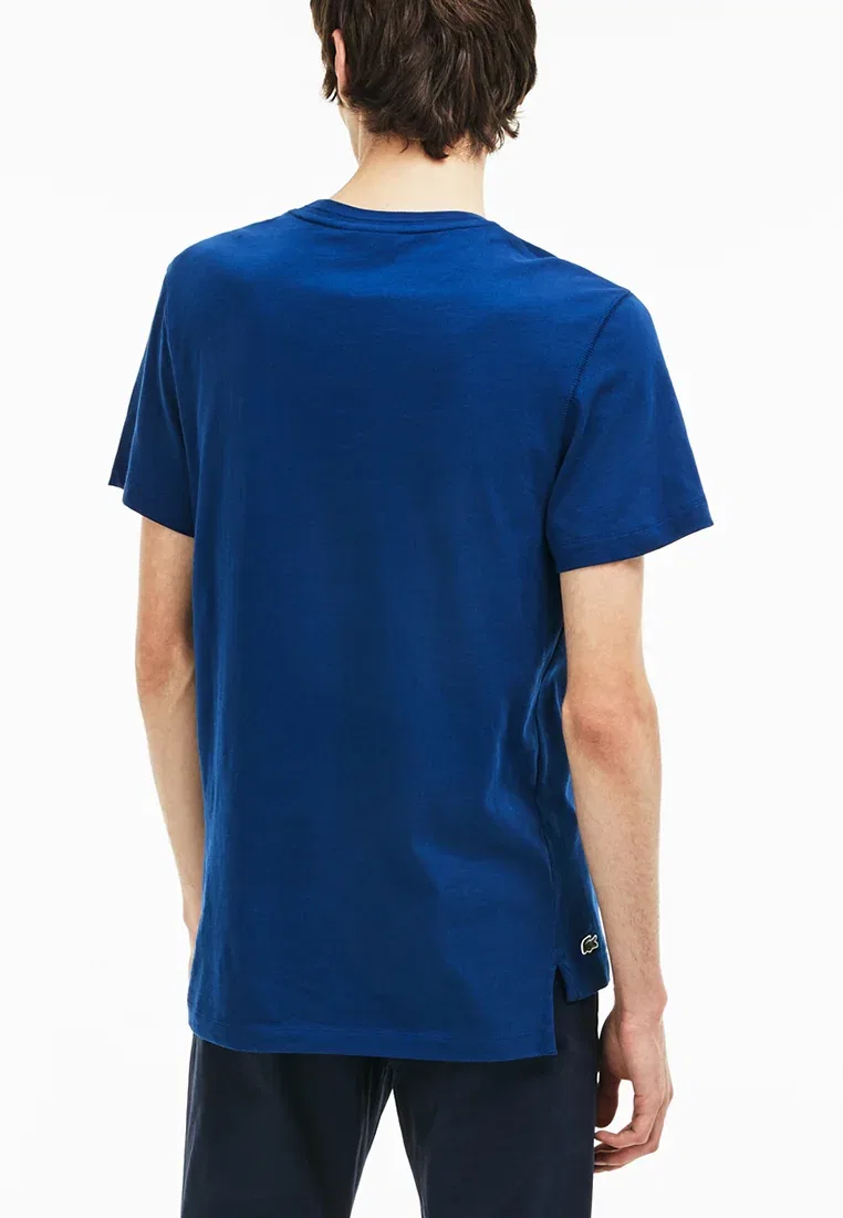 Tee- th3209 - футболка с принтом Lacoste, Dark Blue /White — фото 2