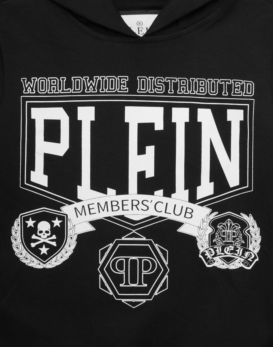 Толстовка Philipp Plein "College" черного цвета — фото 3