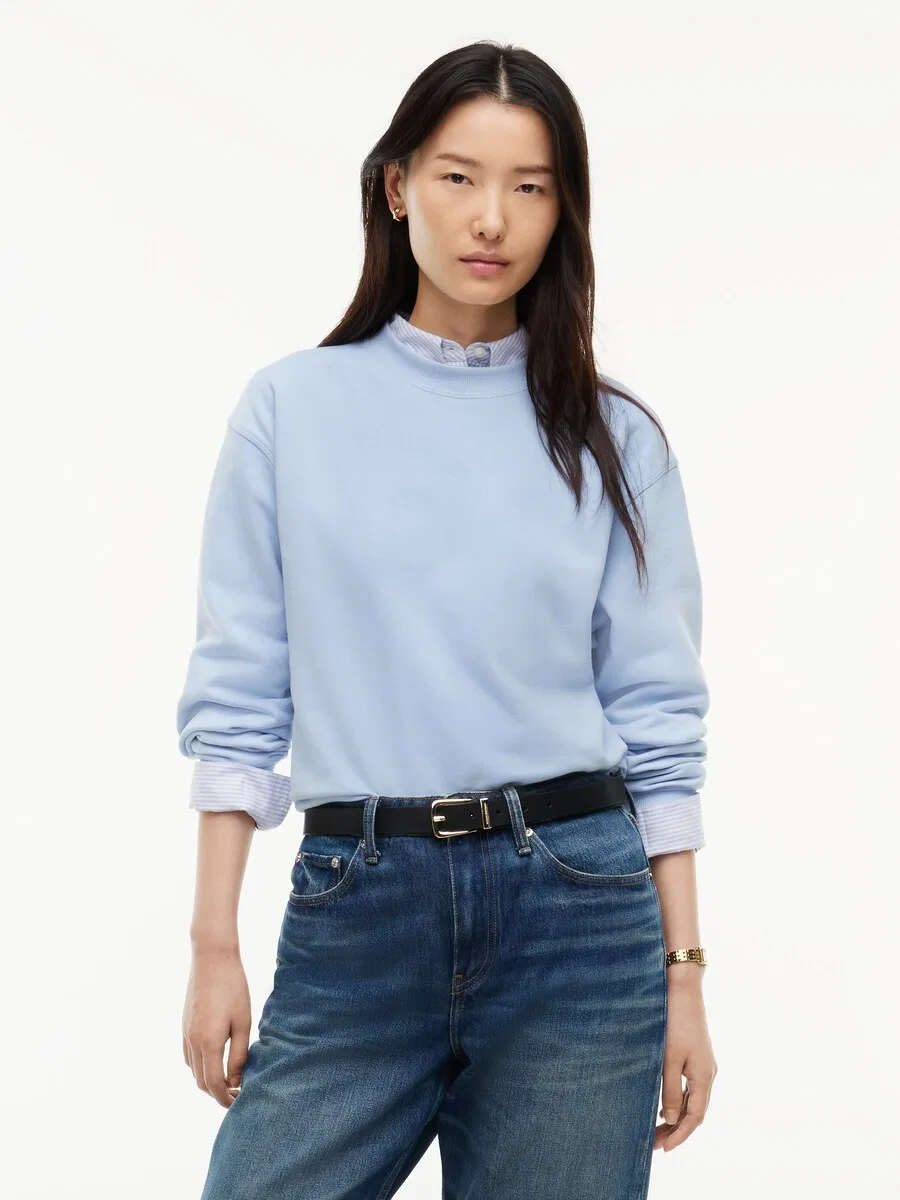 Толстовка TOMMY HILFIGER светло-голубого цвета — фото 2