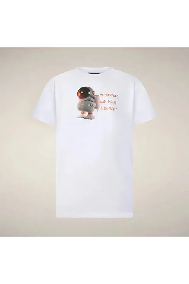 Детская футболка для девочек с коротким рукавом Save The Duck, White