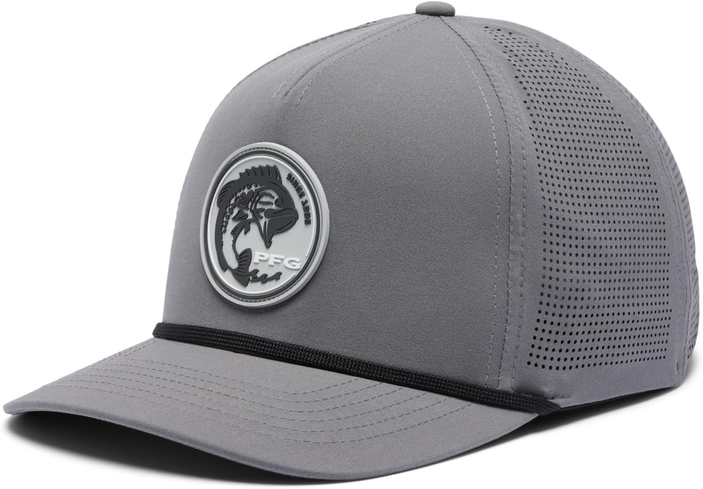 

Columbia Unisex-Adult Tidal Pursuit 3D Stretch Snap Back, City Grey/Fish Circle Bass