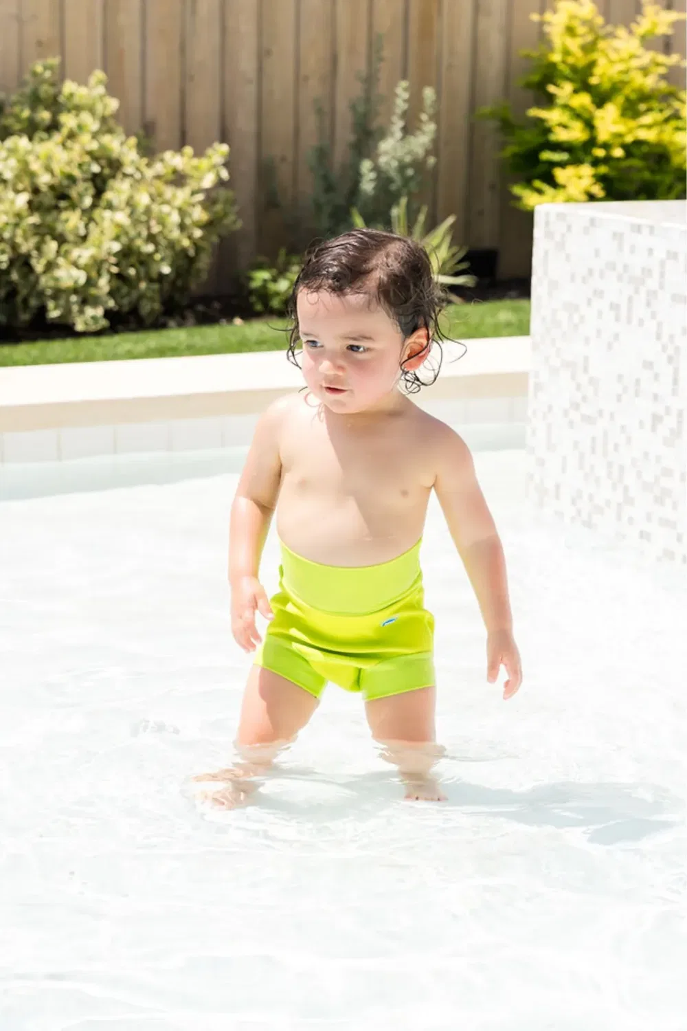 Детский многоразовый плавательный подгузник Happy Nappy Splash About, Lime — фото 2