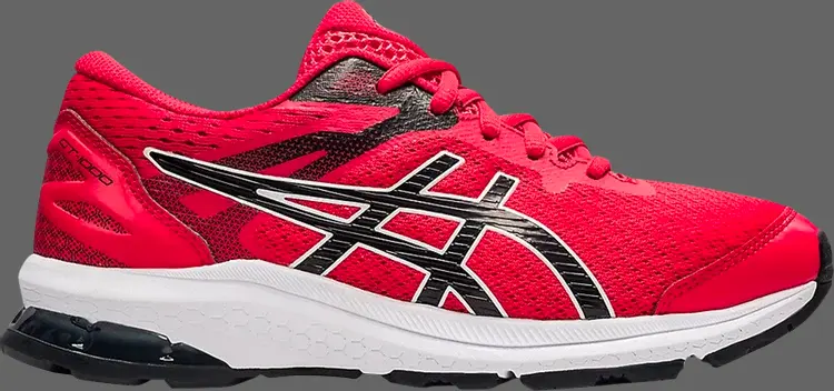 

Кроссовки gt 1000 10 gs 'electric red black' Asics, красный