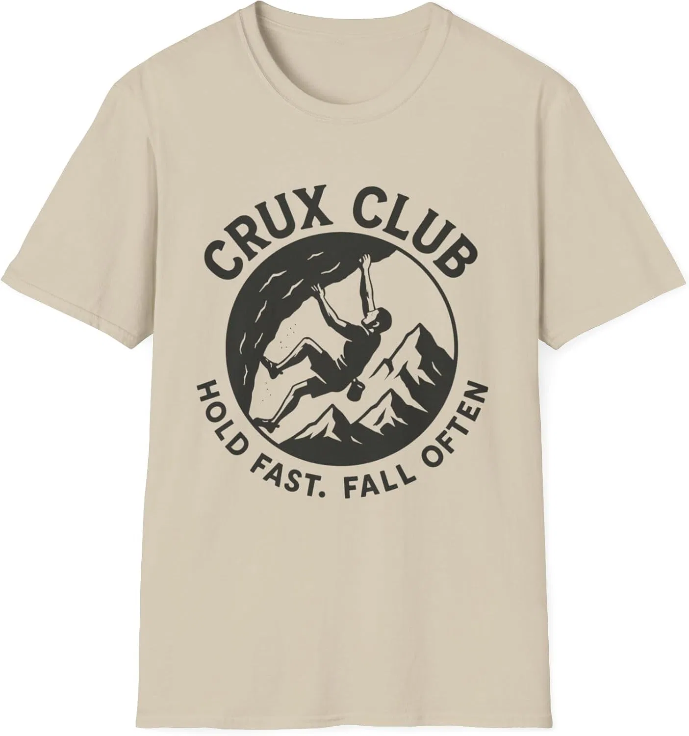 Футболка хлопковая с принтом Crux Club, Sand