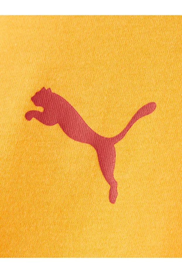 Детская футболка для мальчиков с коротким рукавом Galatasaray puma kids t-shirt 78291306 Gsstore, Yellow — фото 3