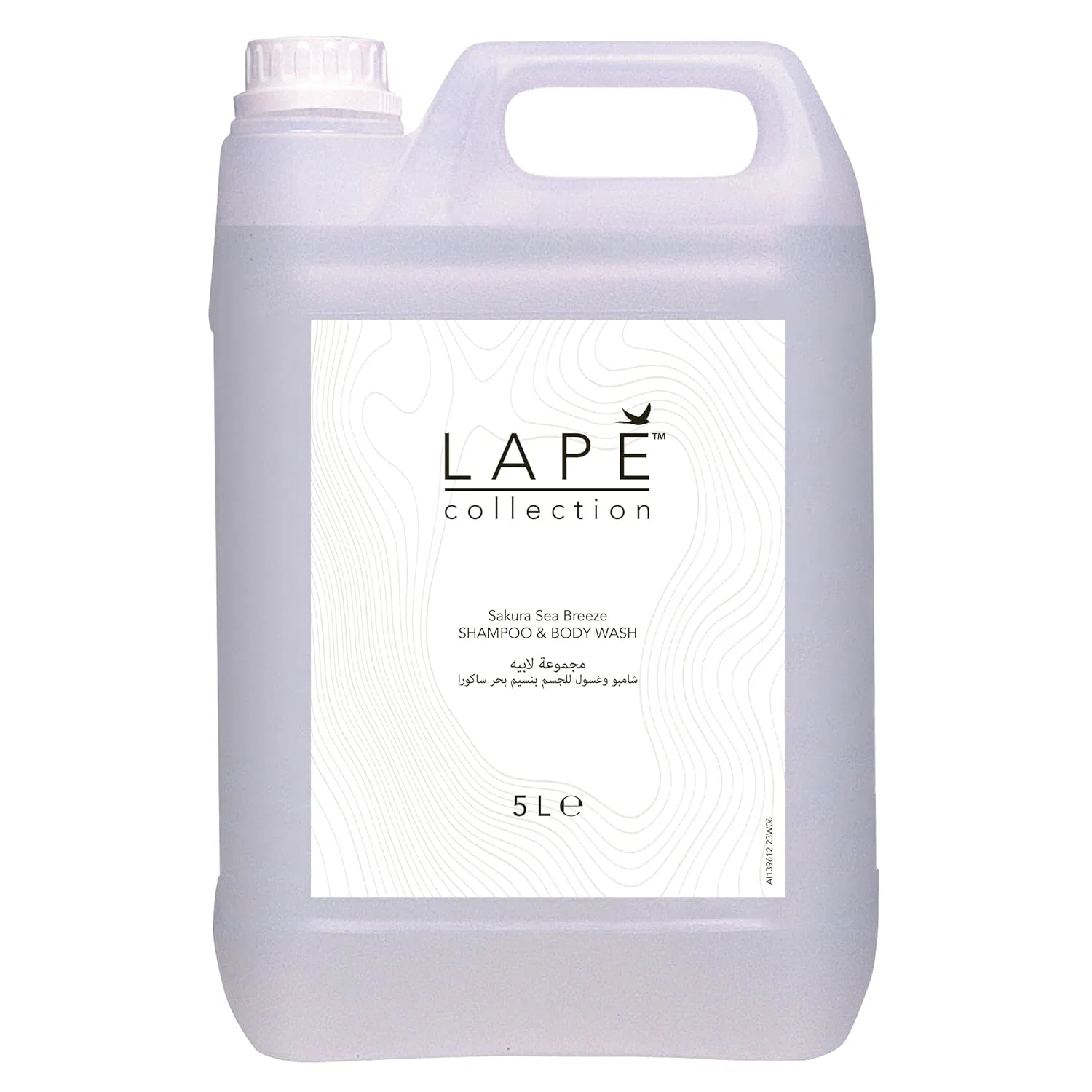 Гель для душа и шампунь LAPE collection Sakura Sea Breeze, 2 x 5 л, Мультиколор