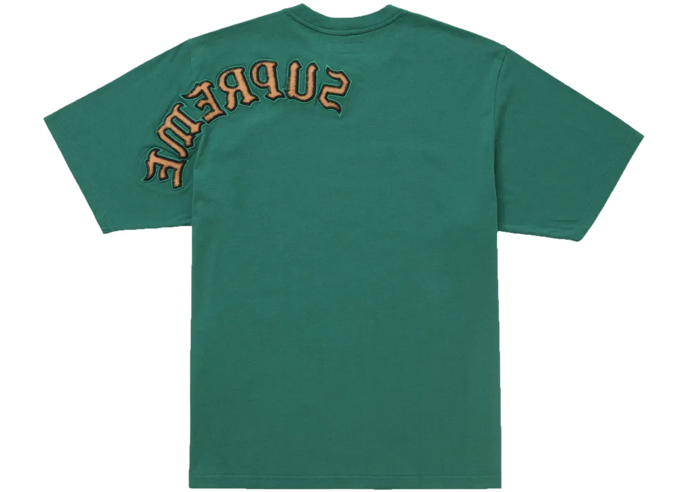 Мужская футболка с принтом Supreme Brushed Arc S/S Top, Green