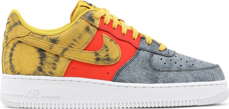 

Кроссовки Nike Air Force 1 '07 LV8 'Dark Sulphur Tie-Dye', желтый