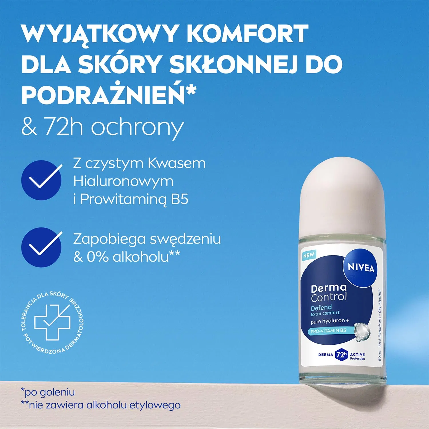 Антиперспирант роликовый NIVEA Derma Control Defend, 50 мл — фото 2