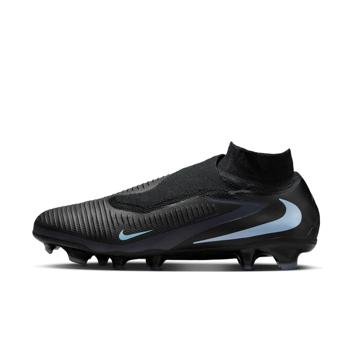Мужские футбольные бутсы Phantom 6 High Pro для твердого грунта Nike, черный