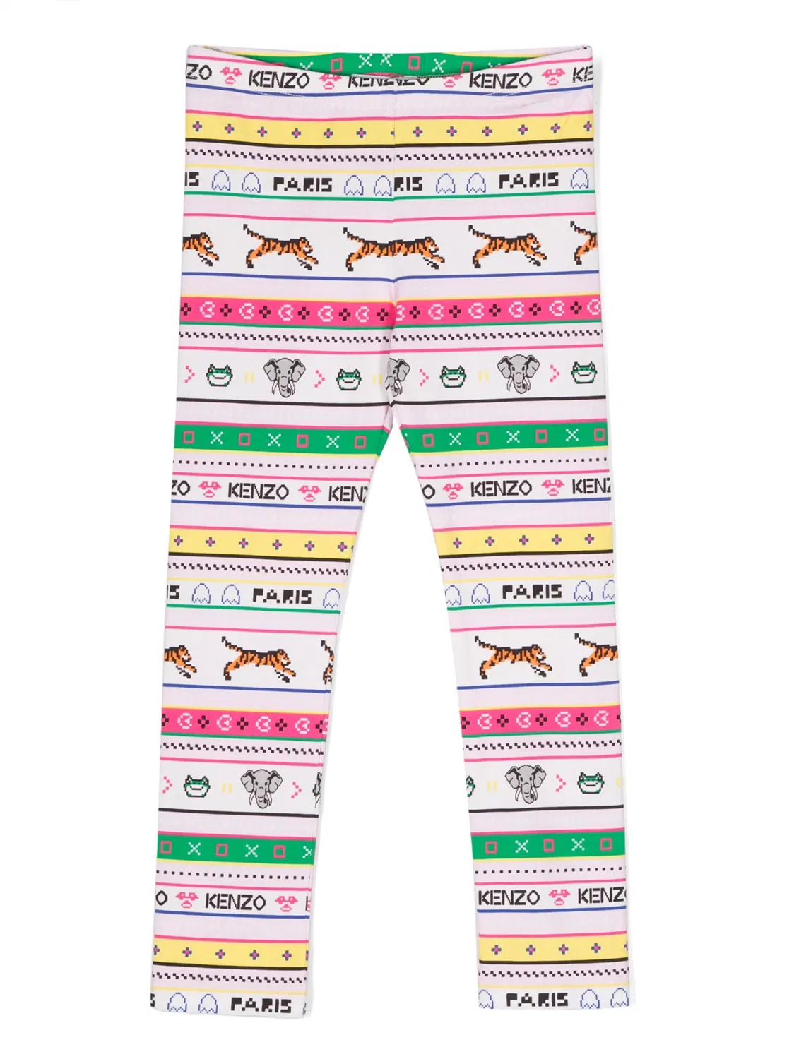 Леггинсы с графическим принтом Kenzo, розовый