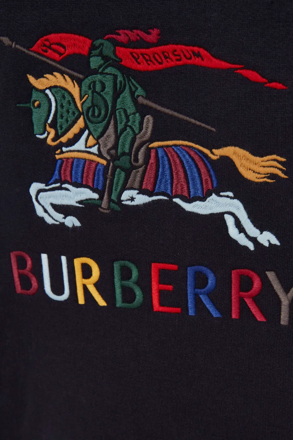 Свитшот с принтом EKD из хлопкового футера Burberry — фото 3