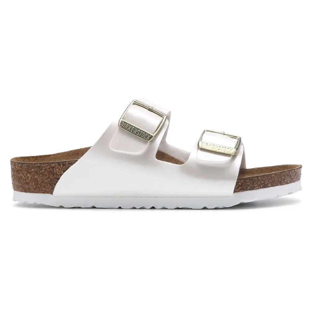 Детские сандалии Arizona с анатомической стелькой для малышей Birkenstock, Pearl White — фото 2