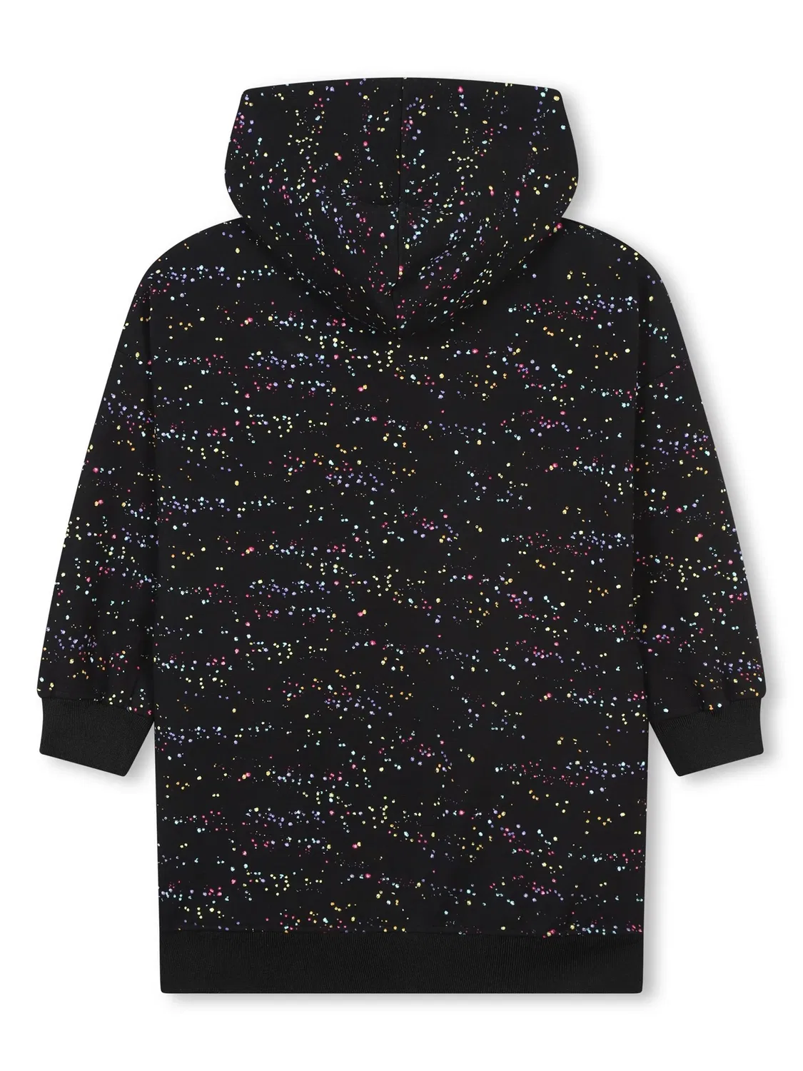 Платье с капюшоном и логотипом DKNY, черный — фото 2