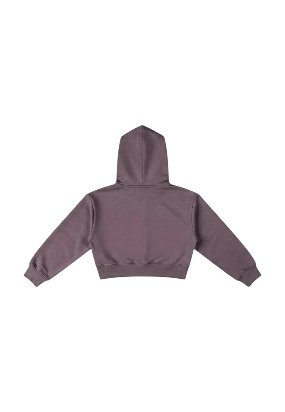 Felpa crop cappuccio ess short graphic fz col 91 - толстовка на молнии Puma, Dark Purple — фото 2