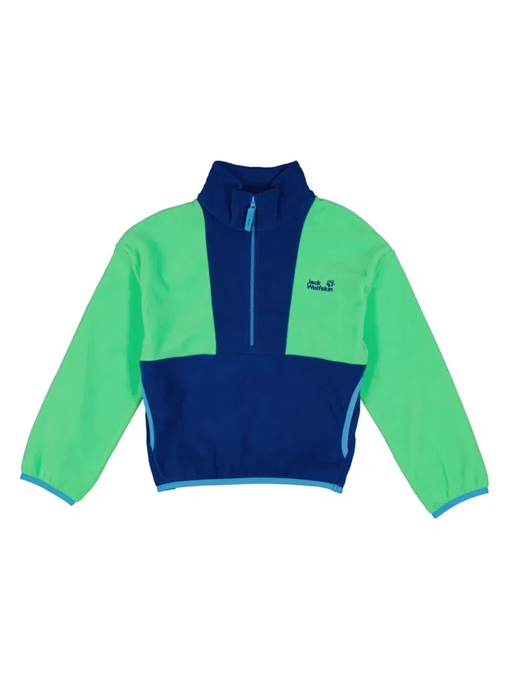 Пуловер из флиса с принтом Taunus Jack Wolfskin, зеленый