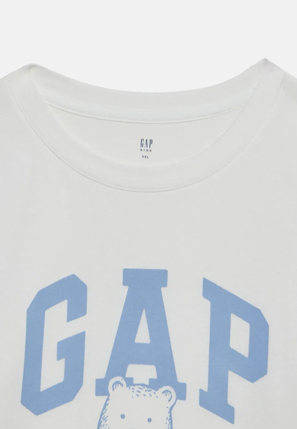 Футболка с длинными рукавами и графическим принтом Gap, New Off-White — фото 4