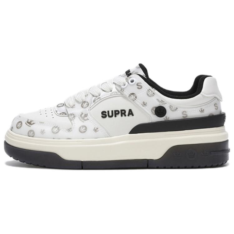 

Кроссовки SUPRA Skateboarding Shoes Unisex Low-top, белый/черный