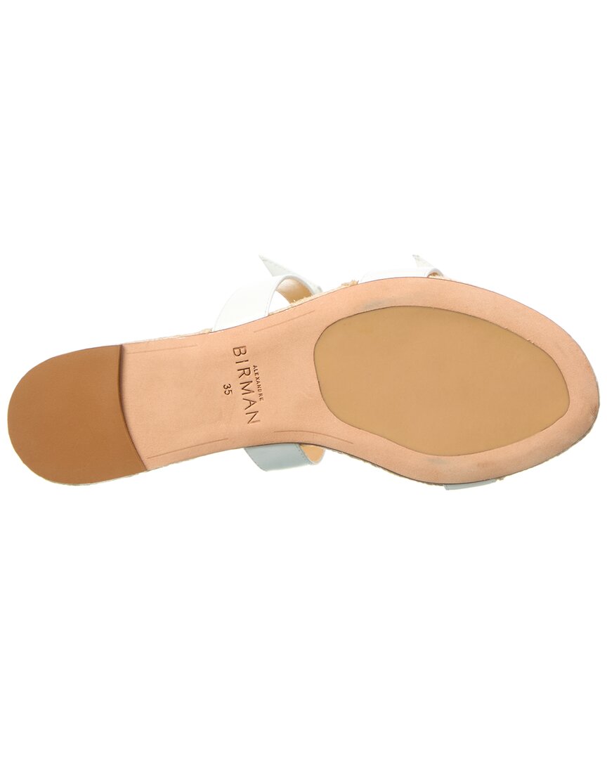 Alexandre Birman Clarita Leather Sandal, белый — фото 4