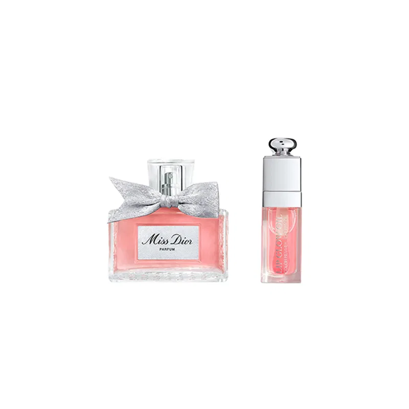 Женский набор Miss Dior Parfum 35мл и масла для губ #001 Pink Lip Stain Oil, DIOR, Multicolor