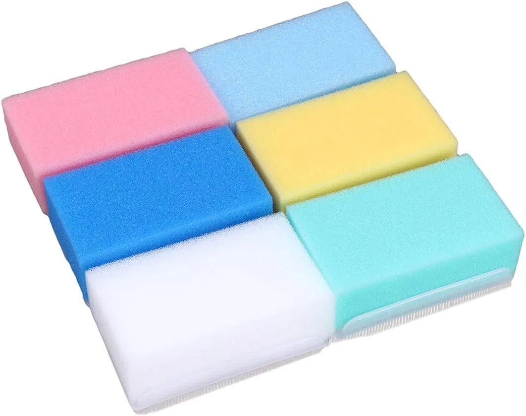 Губка для ванны с щетиной, DEARMAMY, 6 шт, Sortierte Farbe