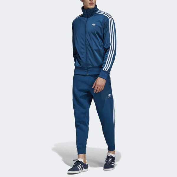 Куртка adidas originals Firebird Track Jacket 'Legend Marine', индиго — фото 3