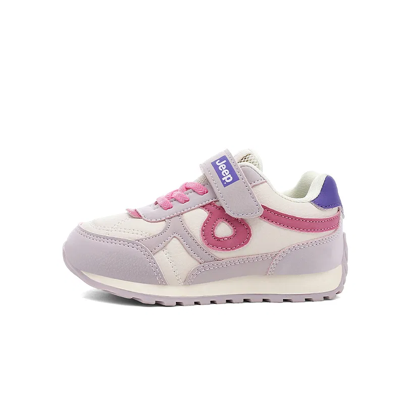 Детские повседневные кроссовки Jeep, Beige Pink Purple