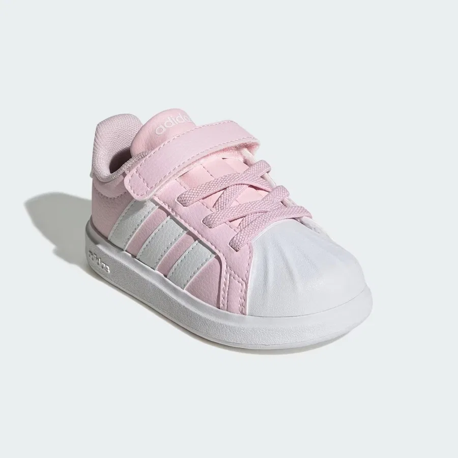 Детские кроссовки с повседневным дизайном Streettalk El I adidas, Розовый — фото 4