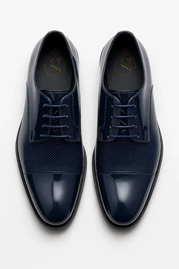 Детские туфли для мальчиков с узором Sirri, Navy Blue