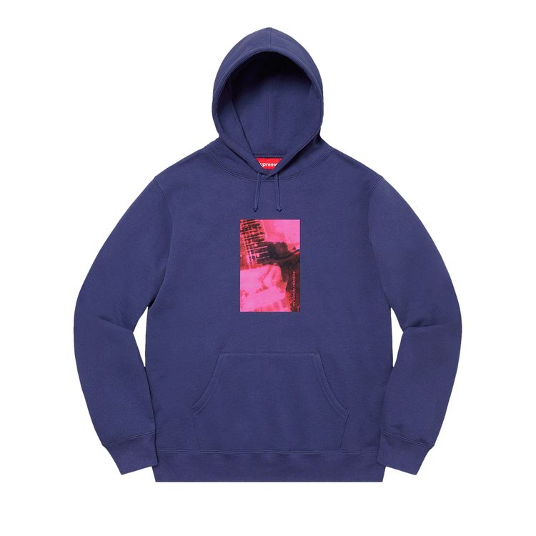 

Толстовка Supreme x My Bloody Valentine Hooded Sweatshirt 'Washed Navy', синий