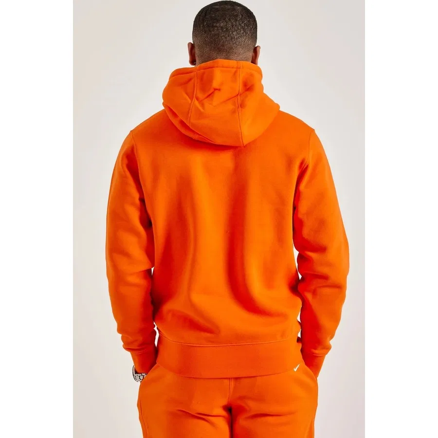 Мужской свитшот с капюшоном с длинным рукавом Sportswear Club BB GFX Nike, Оранжевый — фото 3